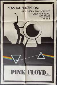 Pink Floyd Sensual Perception Poster Original One Sheet 1972 Live At Pompeii