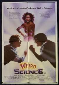 Weird Science Poster Original One Sheet 1985 Kelly LeBrock John Hughes