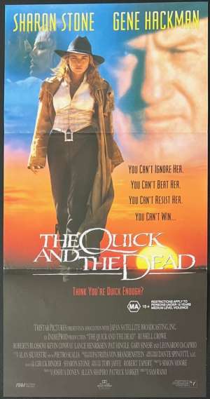 The Quick And The Dead Poster Daybill Original 1995 Sharon Stone