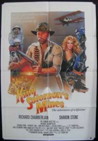 King Solomon&#039;s Mines 1985 Richard Chamberlain One Sheet movie poster