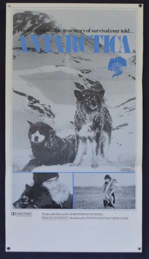 Antarctica Movie Poster Original Daybill 1983 South Pole Story Japanese Film
