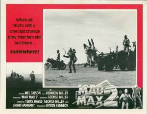 Mad Max 2 Photosheet Lobby 3 Original 11x14 Rare 1981 Mel Gibson