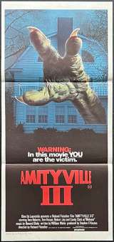 Amityville 3 The Demon Poster Daybill 3D Original 1983 Horror