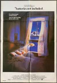 Batteries Not Included Movie Poster Original One Sheet 1987 Drew Struzan Art