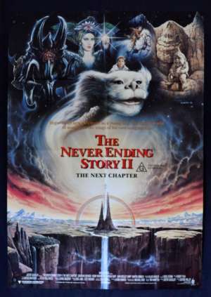 The Neverending Story 2 The Next Chapter Poster Original One Sheet 1990 Brandis