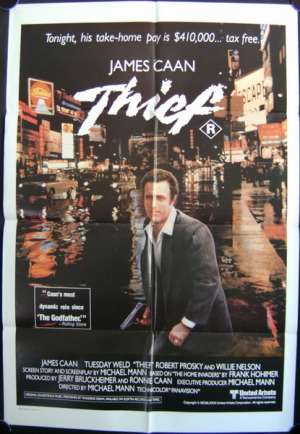 Thief One Sheet Australian Movie poster