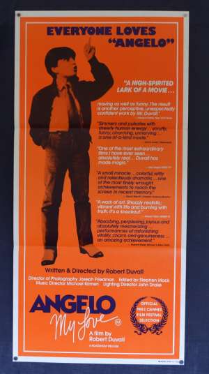 Angelo My Love Movie Poster Original Daybill 1983 Robert Duvall Gypsy