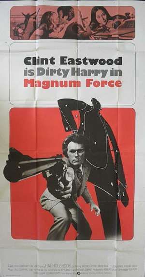 Magnum Force Poster Original Three Sheet 1973 Clint Eastwood Dirty Harry