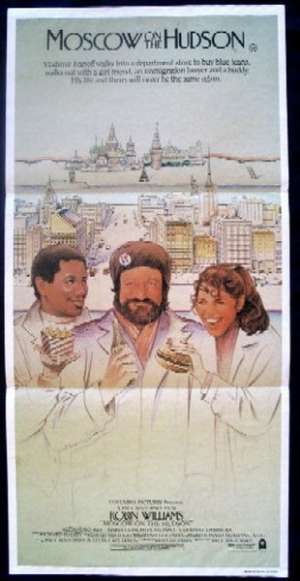 Moscow On The Hudson Poster movie poster Daybill Robin Williams