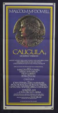 Caligula Poster Original Daybill 1979 Erotica Rome Malcolm McDowell