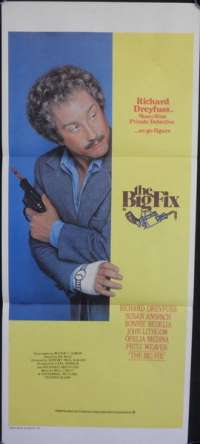 The Big Fix Daybill Movie Poster Original 1978 Richard Dreyfuss Bonnie Bedelia