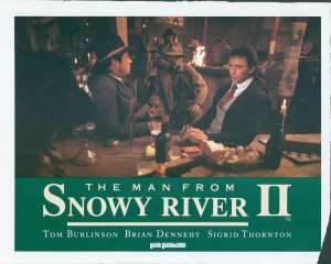 The Man From Snowy River 2 Photosheet Lobby 6 Original 11x14 1988
