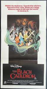 The Black Cauldron Movie Poster Original Daybill Disney