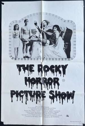The Rocky Horror Picture Show Poster One Sheet Original 1975 Cast Art