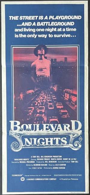 Boulevard Nights Movie Poster Original Daybill Different Art