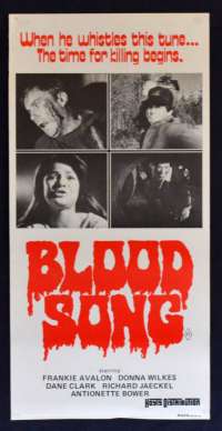 Blood Song Poster Original Daybill 1982 ROLLED Never Folded Dream Slayer Slasher
