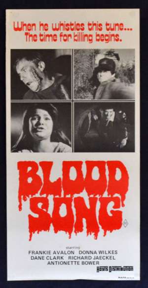 Blood Song Poster Original Daybill 1982 ROLLED Never Folded Dream Slayer Slasher