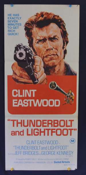 Thunderbolt And Lightfoot Poster Original Daybill Clint Eastwood Jeff Bridges