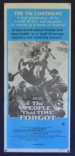The People That Time Forgot Poster Original Daybill 1977 Doug McClure