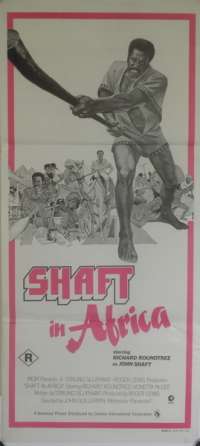 Shaft In Africa Poster Original Daybill Richard Roundtree