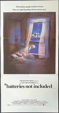 Batteries Not Included Movie Poster Original Daybill 1987 Drew Struzan Art