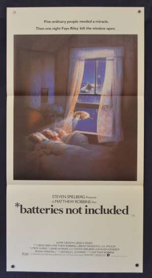 Batteries Not Included Movie Poster Original Daybill 1987 Drew Struzan Art