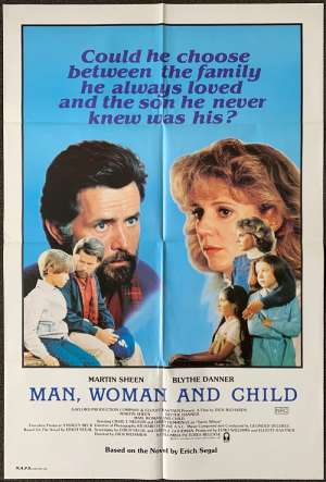 Man Woman And Child Poster Original One Sheet 1982 Martin Sheen Blythe Danner