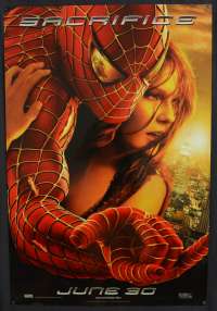 Spiderman 2 Movie Poster Original One Sheet USA Advance Toby Macguire