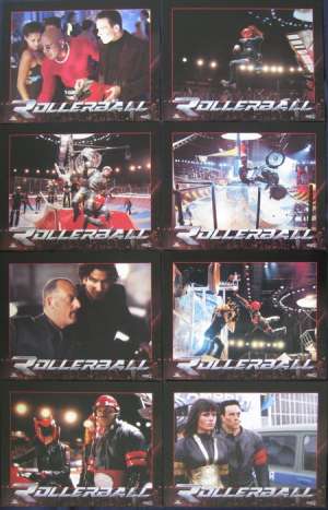 Rollerball 2002 Lobby Card Set USA Original 11x14 Chris Klein Jean Reno