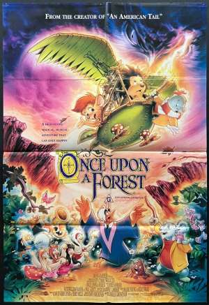 Once Upon A Forest Poster Original One Sheet 1993 Hanna-Barbera