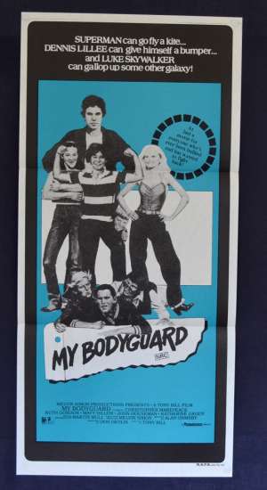 My Bodyguard Movie Poster Daybill Chris Makepeace Matt Dillon Ruth Gordon