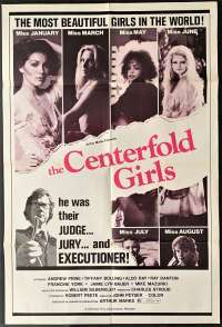 The Centerfold Girls Poster Original One Sheet 1974 Sexploitation