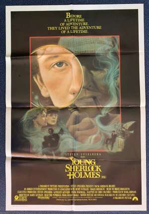 Young Sherlock Holmes Poster Original One Sheet 1985 Steven Spielberg