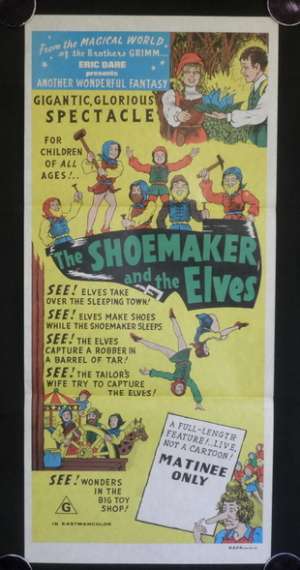 Shoemaker And The Elves, The Daybill Movie poster