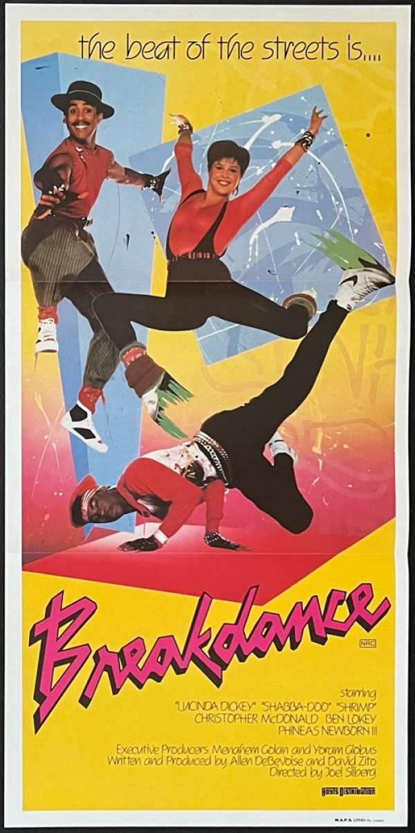 All About Movies - Breakdance Breakin 1983 movie poster Daybill