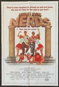 Revenge Of The Nerds Poster Original One Sheet Anthony Edwards Robert Carradine