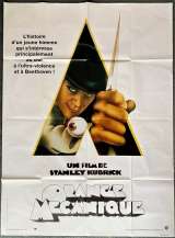 Clockwork Orange Poster Original French 1 Panel "Grande" 90's RI Stanley Kubrick