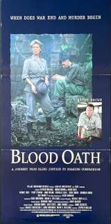 Blood Oath 1990 aka Prisoners Of The Sun Daybill poster Bryan Brown Russell Crowe