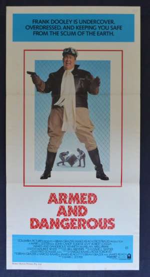 Armed And Dangerous Movie Poster Original Daybill 1986 John Candy Meg Ryan