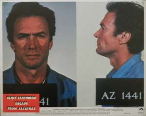 Escape From Alcatraz 1979 Clint Eastwood Fred Ward Lobby Card No 3