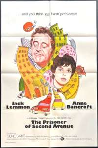 The Prisoner Of Second Avenue Poster One Sheet Original USA 1975