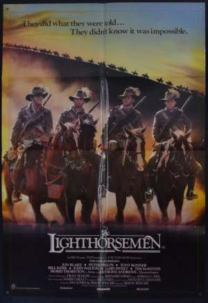 The Lighthorsemen Poster Original One Sheet 1987 Jon Blake ANZACS