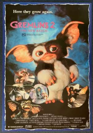 Gremlins 2 The New Batch Poster Original One Sheet Rolled 1990 Phoebe Cates
