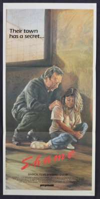 Shame Movie Poster Original Daybill 1987 Debra Lee Furness