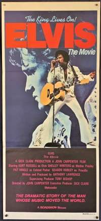 Elvis The Movie Poster Original Daybill 1979 Kurt Russell John Carpenter