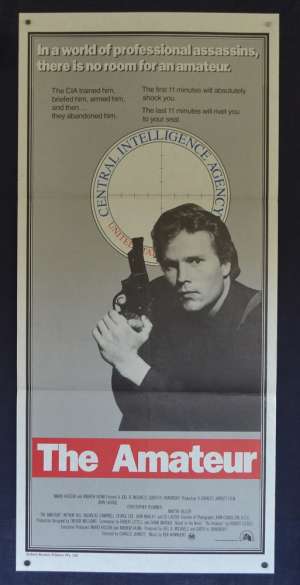 The Amateur Movie Poster Original Daybill 1981 Christopher Plumber George Cole
