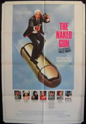 The Naked Gun Movie Poster One Sheet Leslie Neilson Priscilla Presley O.J. Simpson