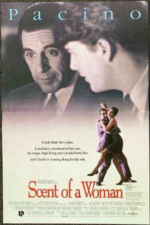 Scent Of A Woman Poster Original Daybill 1992 Al Pacino Chris O&#039;Donnell