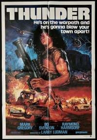 Thunder One Sheet Australian Movie poster