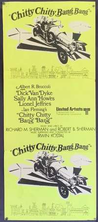 Chitty Chitty Bang Bang Daybill Poster New Zealand Original 1969 Dick Van Dyke